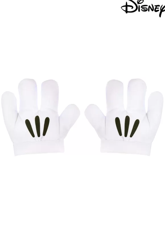 Discount FUN Costumes Mickey Mouse White Costume Gloves For Kids