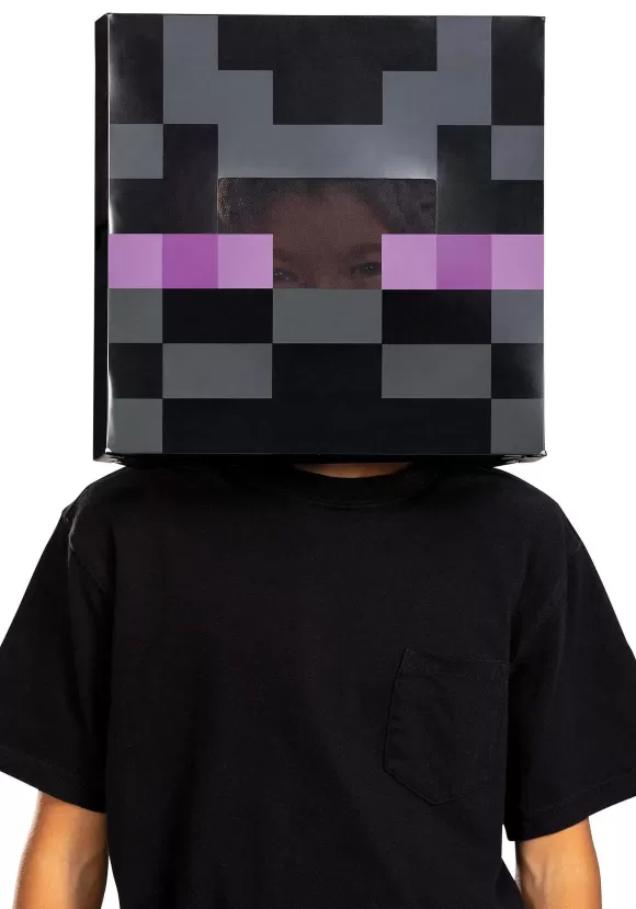 Fashion Disguise Limited Minecraft Enderman Mask For Kids