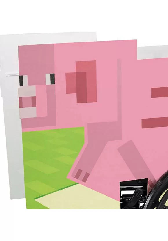 Hot Disguise Minecraft Pig Adaptive Wheelchair Cover