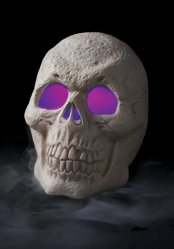 Discount Seasons (HK) Ltd. Misting Spooky Skull Decoration