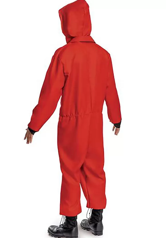 Outlet Disguise Money Heist Jumpsuit And Mask Costume For Adults