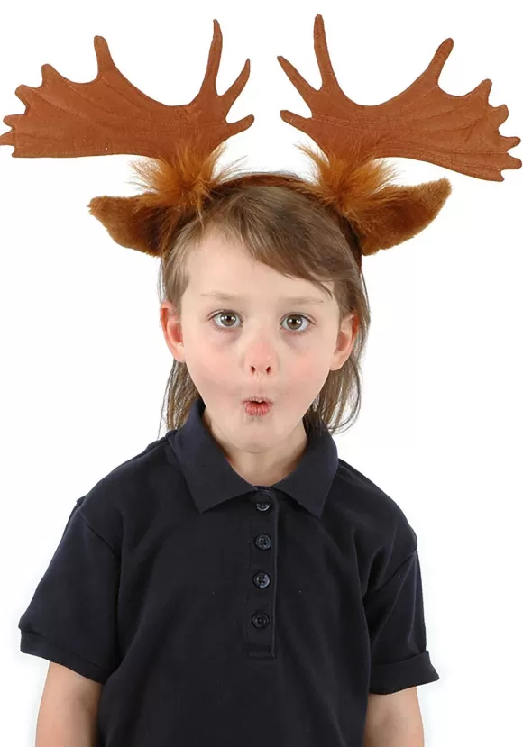 Cheap FUN Costumes Moose Ears & Antlers | Costume Headband