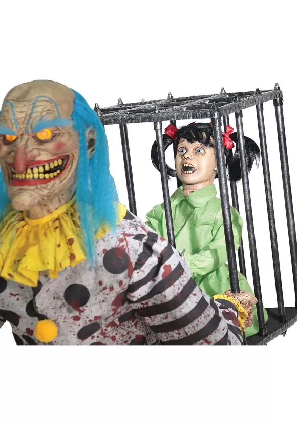 Best Morris Costumes Mr. Happy Animated Halloween Clown Prop