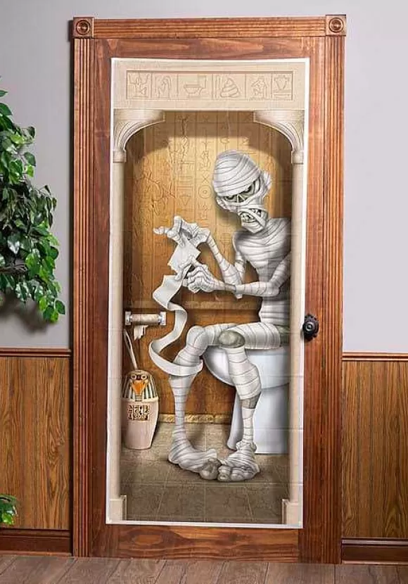 Clearance Beistle Mummy Bathroom Door Cover Decoration