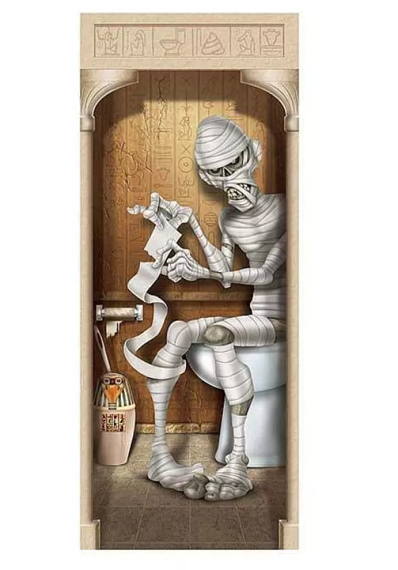 Clearance Beistle Mummy Bathroom Door Cover Decoration