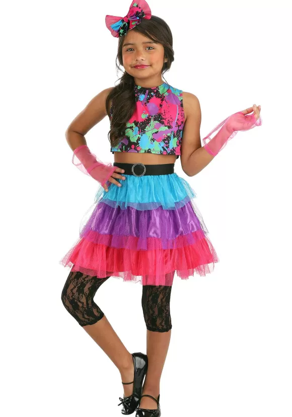 Hot FUN Costumes Neon '80S Costume For Kids