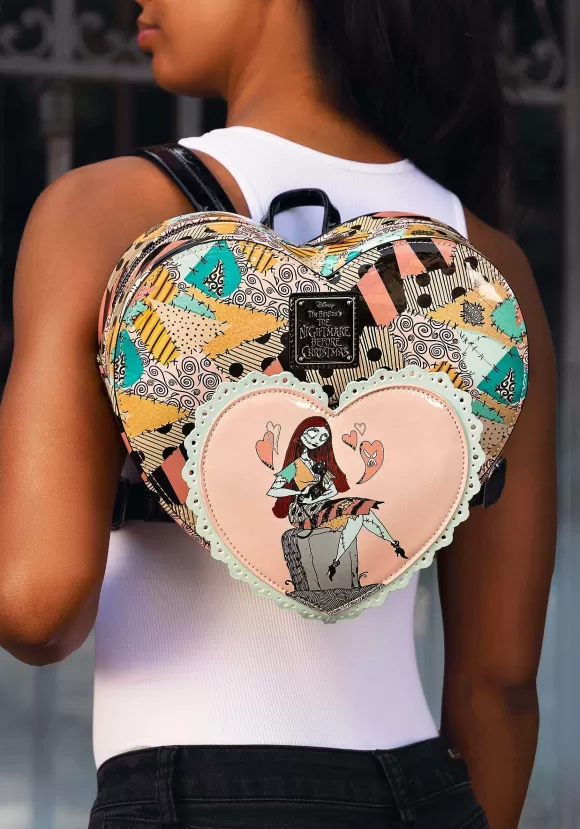 Online Loungefly Nightmare Before Christmas Sally Heart Mini Backpack