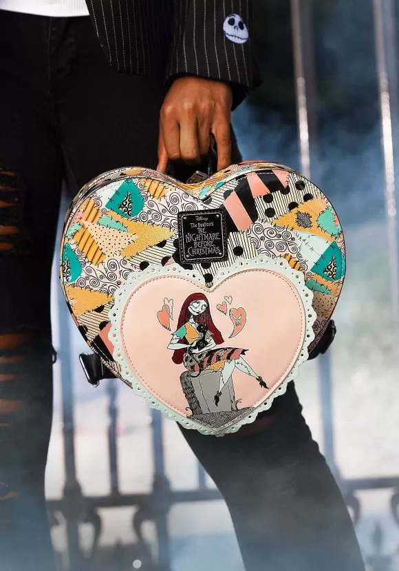 Online Loungefly Nightmare Before Christmas Sally Heart Mini Backpack