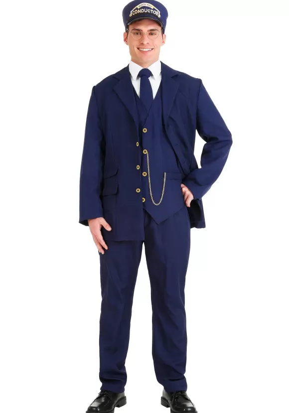 Shop FUN Costumes North Pole Train Conductor Costume Adult