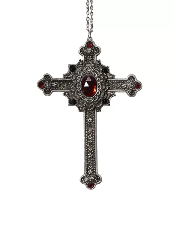 Online FUN Costumes Nun Gothic Cross Necklace