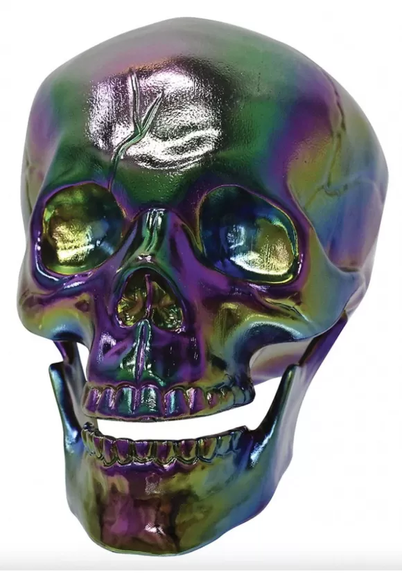 Best Seasons (HK) Ltd. Oil Slick Skull Halloween Decoration