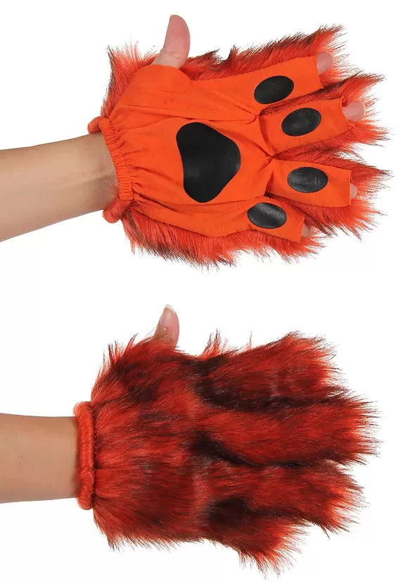 Store FUN Costumes Orange Fingerless Adult Paws