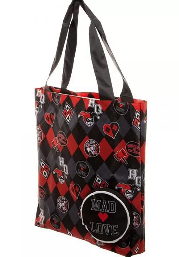 Best Sale Bioworld Merchandising / Independent Sales Packable Harley Quinn Tote