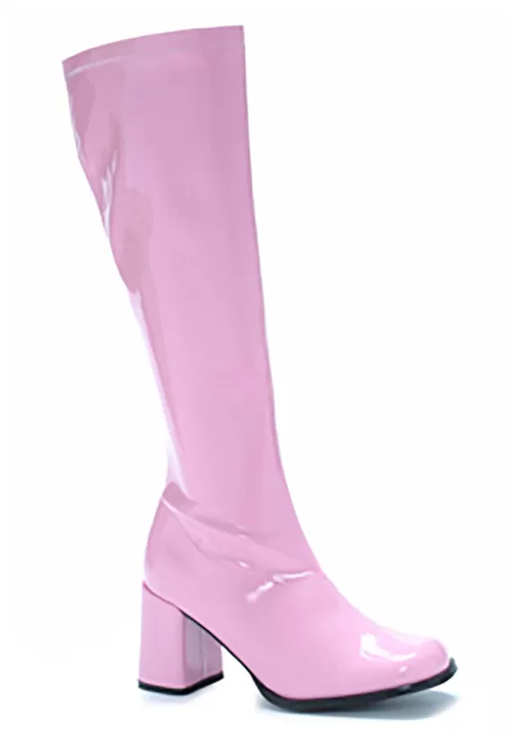 Sale Ellie Pastel Pink Gogo Boots For Women