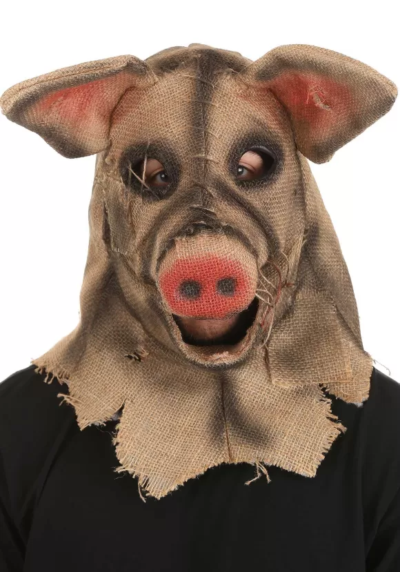 Store FUN Costumes Pig Scarecrow Mouth Mover Mask