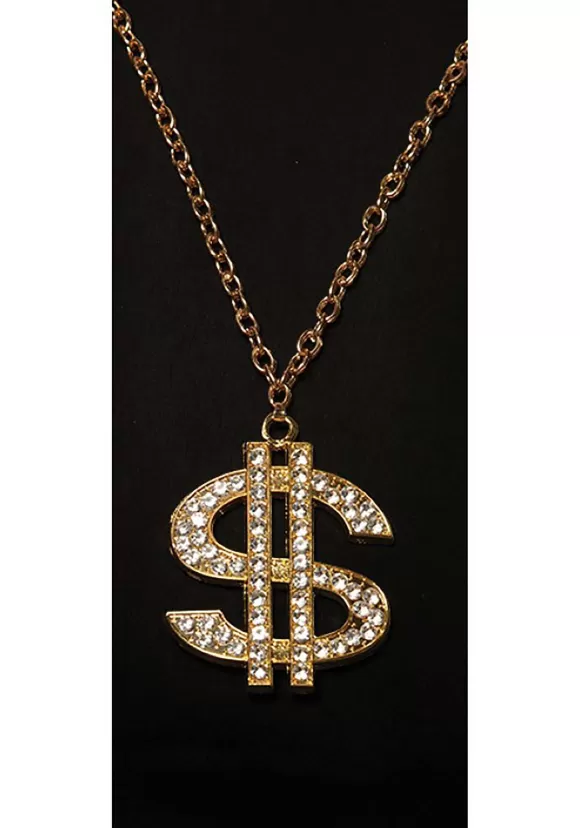 Best Underwraps Pimp Dollar Sign Adult Necklace