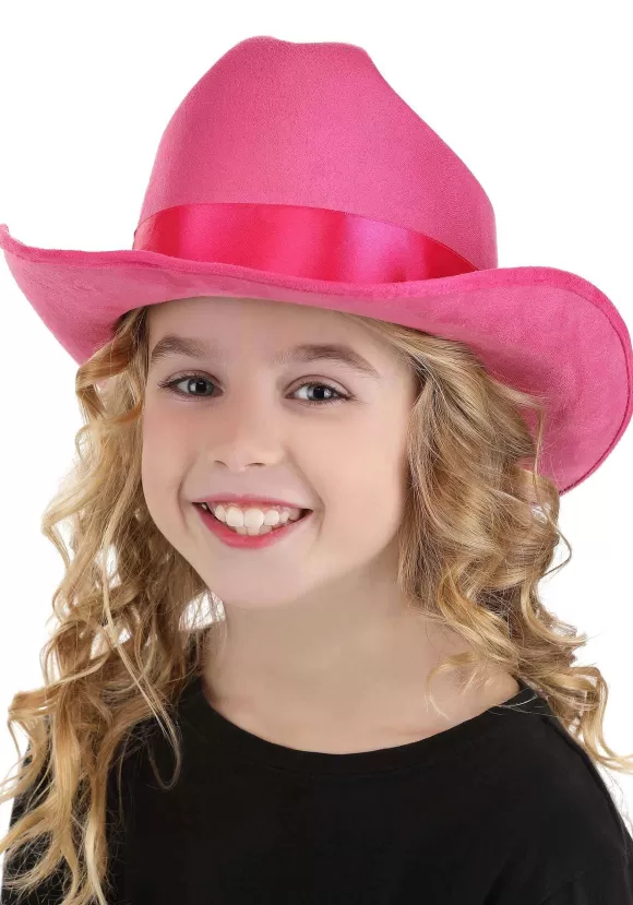 Cheap FUN Costumes Pink Cowboy Costume Hat For Girls