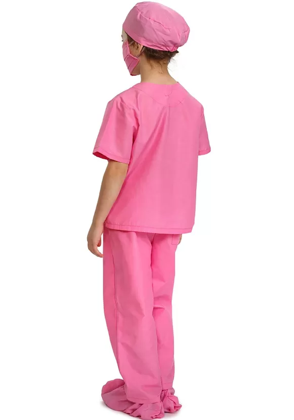 Best Sale Dress Up America Pink Doctor Scrubs For Girls