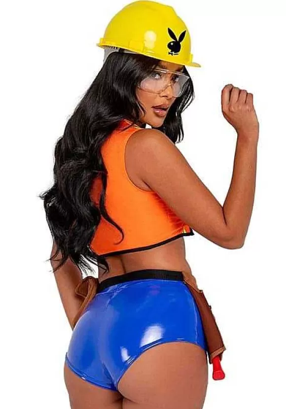 Sale Roma Playboy Construction Cutie Costume For Women