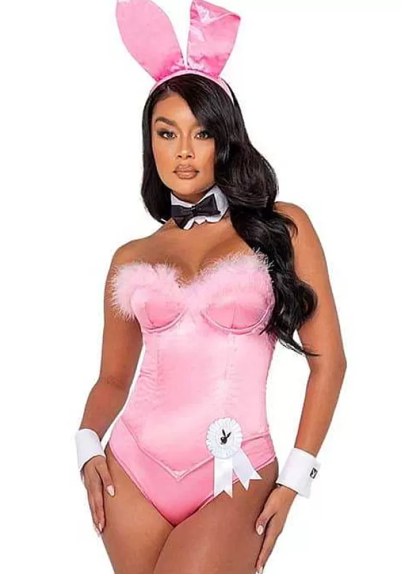 Cheap Roma Playboy Pink Boudoir Bunny Costume For Women