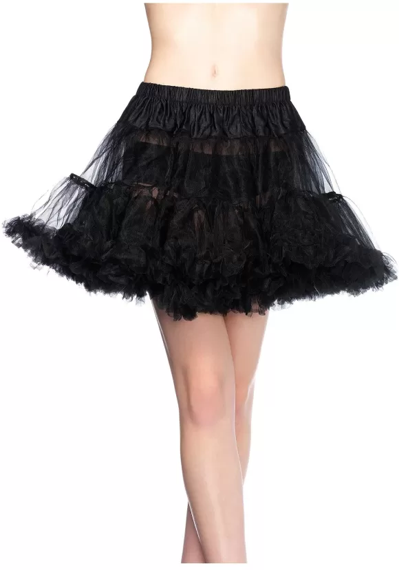 Clearance Leg Avenue Plus Size Black Tulle Petticoat