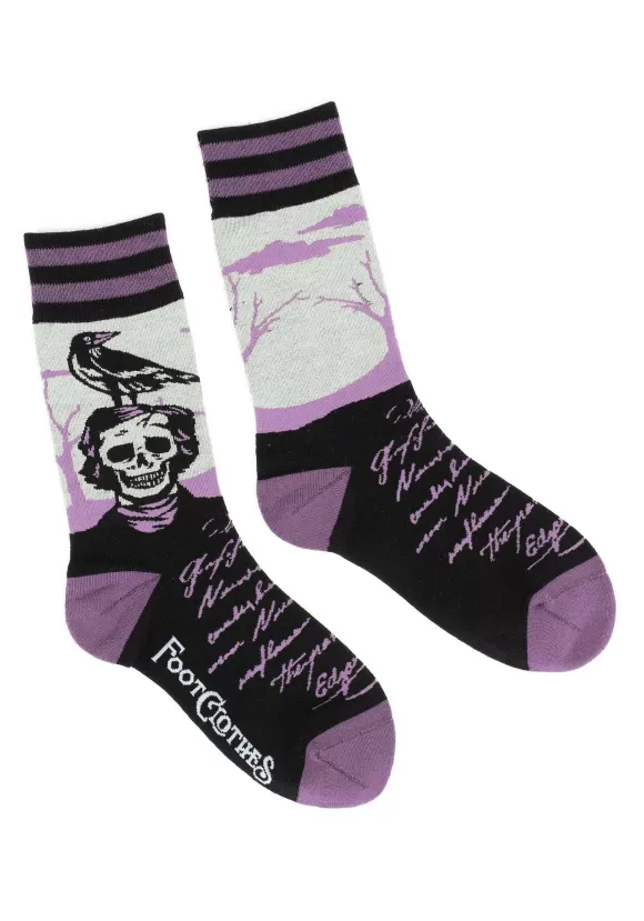 Cheap FootClothes Poe The Raven Socks