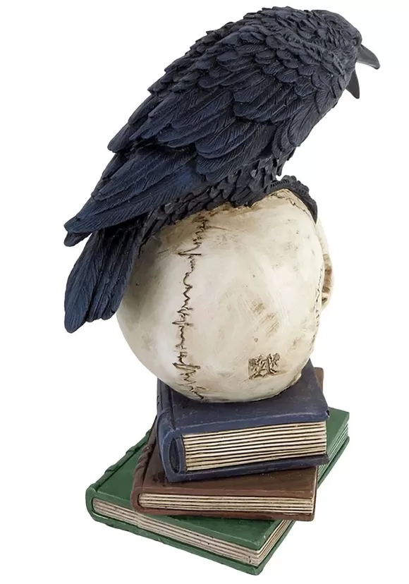 Discount Alchemy of England Poe'S 8" Raven Skull Decoration