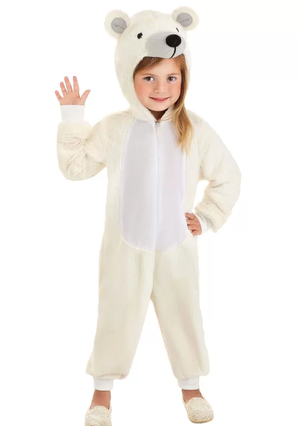 Cheap FUN Costumes Polar Bear Costume Onesie For Toddlers