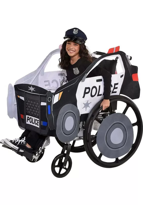 Online Amscan Police Car On Patrol Adaptive Wheelchair Cover Costume