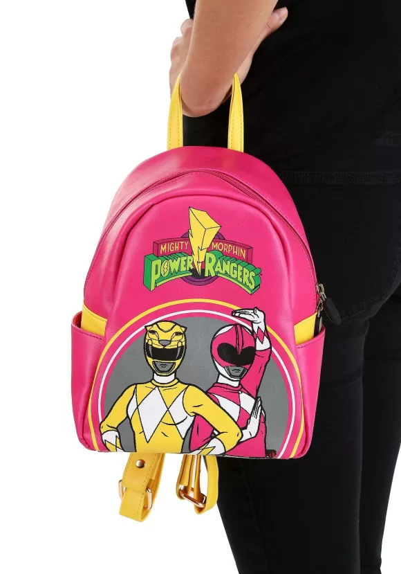 Shop Hasbro Power Rangers Pink & Yellow Mini Backpack