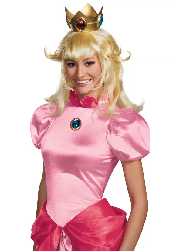 Hot Disguise Princess Peach Adult Wig