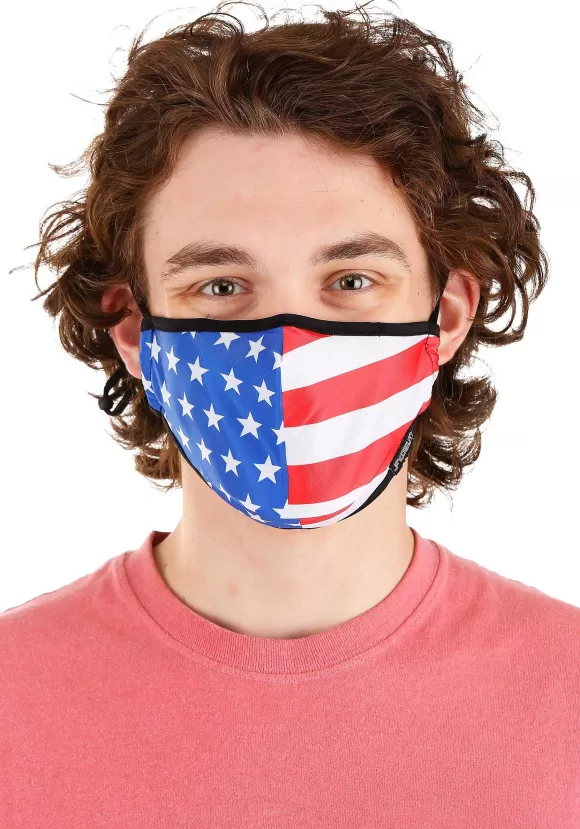 Store Scratch Tracks Protective Uncle Sam Fabric Face Covering Mask