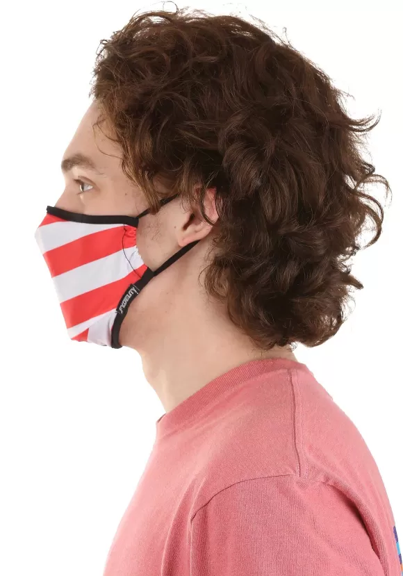 Store Scratch Tracks Protective Uncle Sam Fabric Face Covering Mask