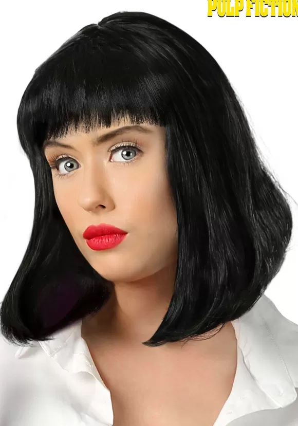 Flash Sale FUN Costumes Pulp Fiction Mia Wallace Wig