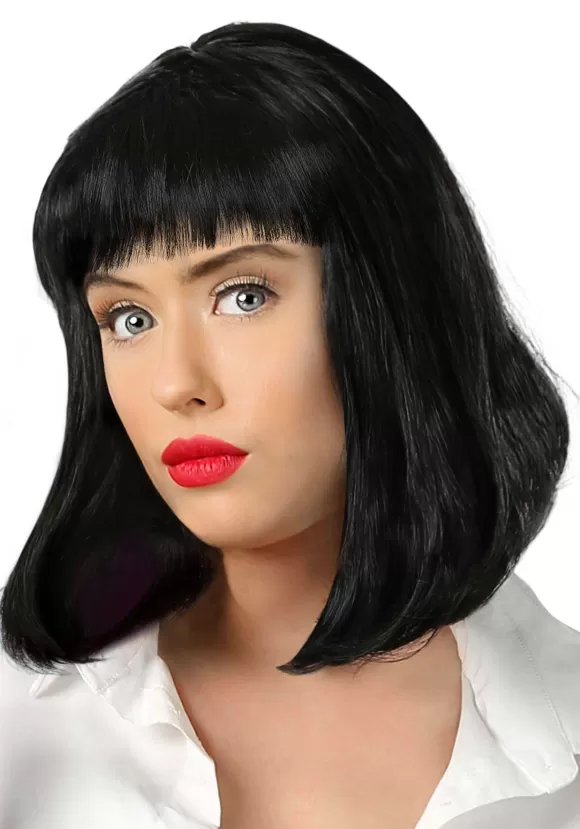 Flash Sale FUN Costumes Pulp Fiction Mia Wallace Wig