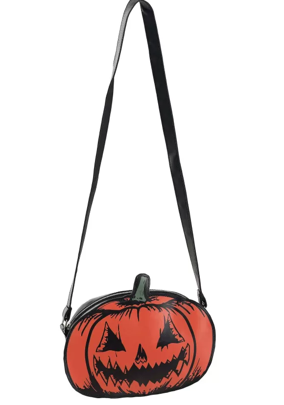 Online FUN Wear Pumpkin Jack O Lantern Purse