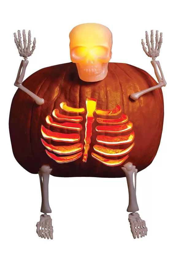 Best Fun World Pumpkin Light Up Bones Carving Kit