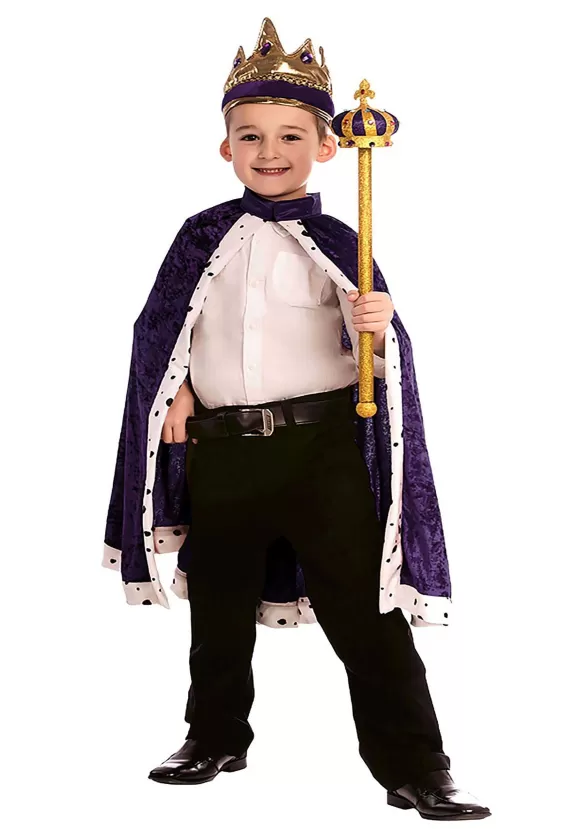 Store Dress Up America Purple King Robe For Kids