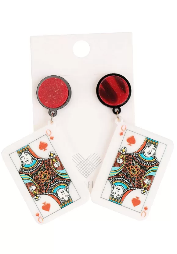 Shop Anarchy Street Queen Of Hearts Drop Earrings