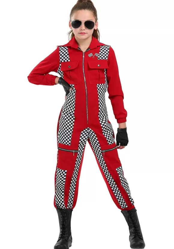 Fashion FUN Costumes Racer Jumpsuit Girls Costume