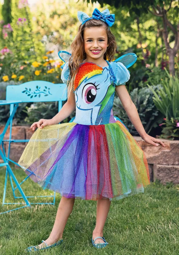 Best Disguise Rainbow Dash Tutu Prestige Costume For Kids