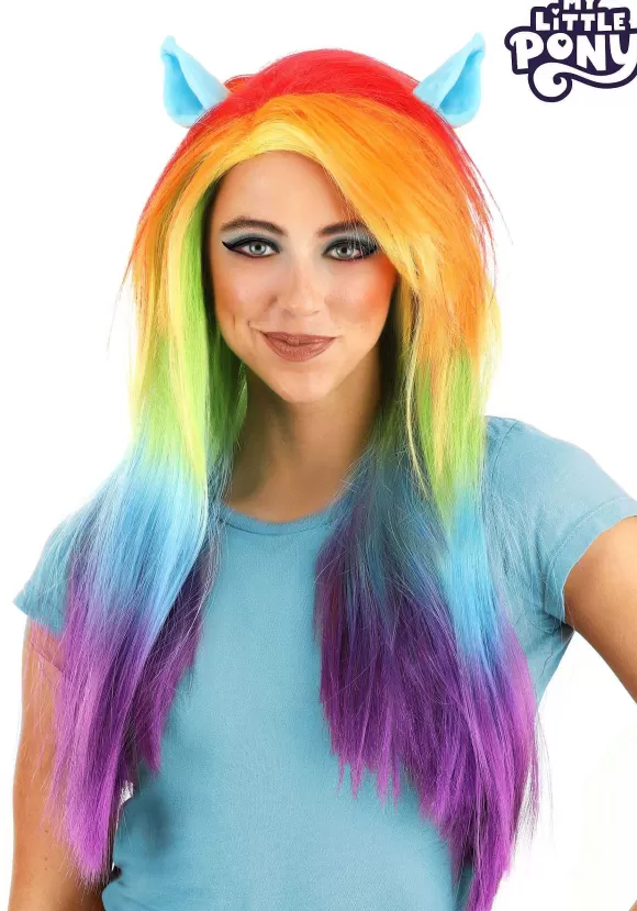 Clearance FUN Costumes Rainbow My Little Pony Dash Wig