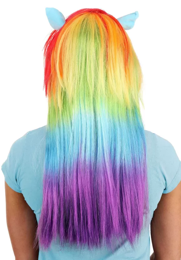 Clearance FUN Costumes Rainbow My Little Pony Dash Wig