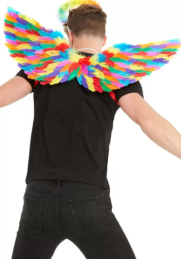 Hot Smiffys Rainbow Wings For Adults