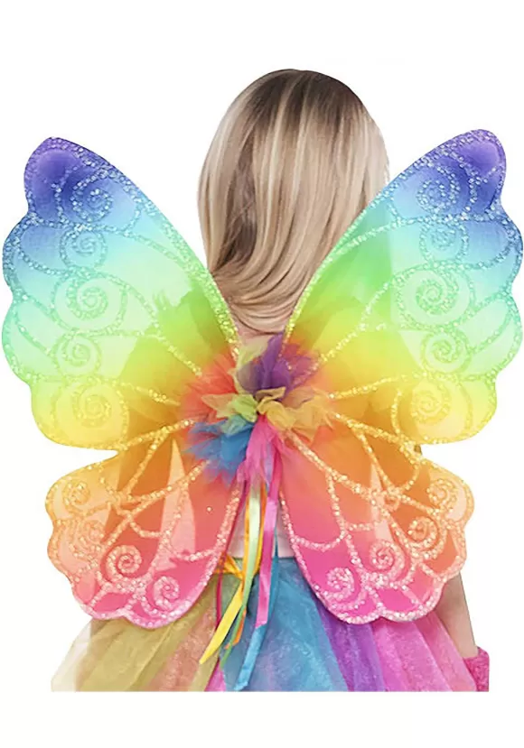 Fashion Amscan Rainbow Wings For Fairy