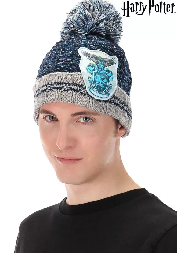 Online FUN Costumes Ravenclaw Heathered Warm Pom Beanie