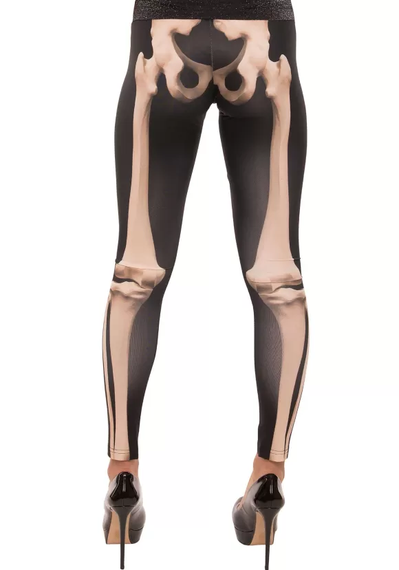 Online Creative Apparel Realistic Skeleton Leggings For Adults