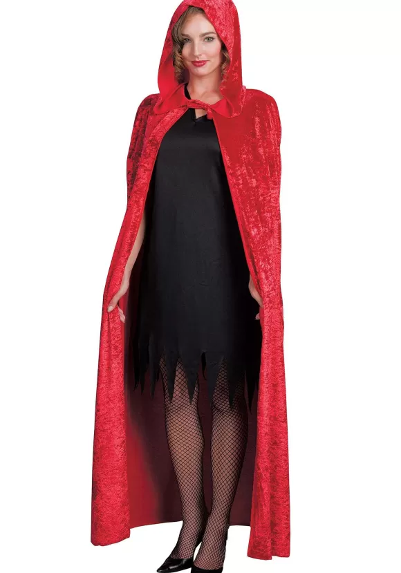 Shop FUN Costumes Red Adult Velveteen Cape