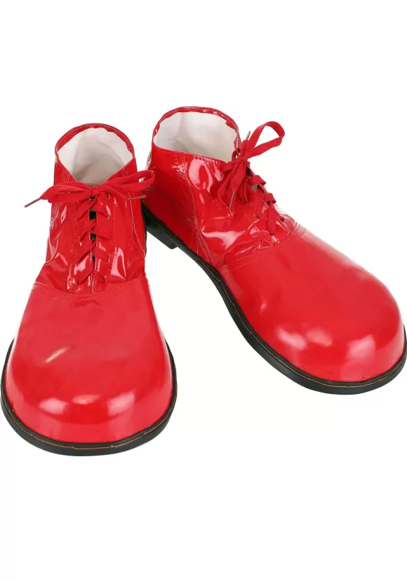 Clearance KBW Red Clown Costume Shoes