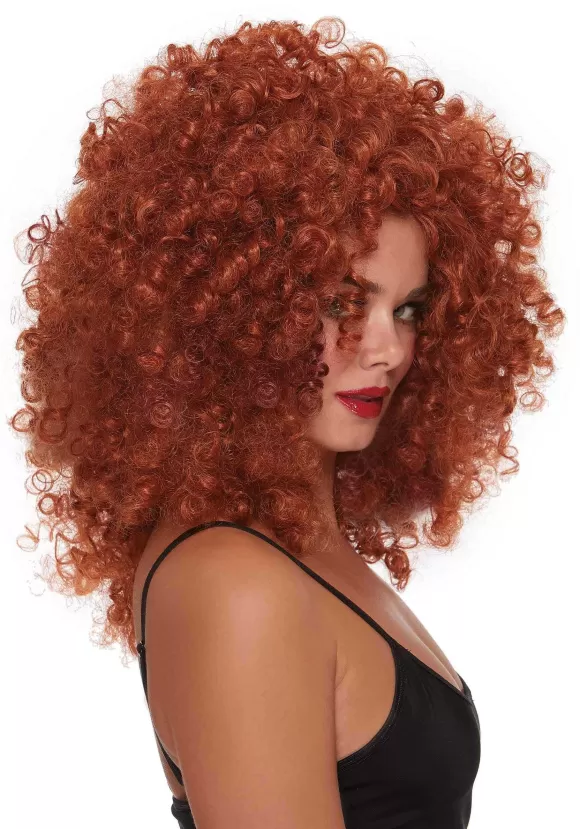 Best Sale Dreamgirl Red Curly Wig For Women